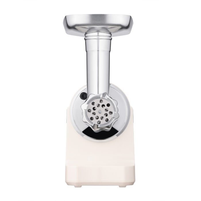 ARDESTO Meat grinder , 1800W, 2kg min, 3 cutting plates, sausages nozzle, plastik, beigе-silver (MGK-1800BG) 5