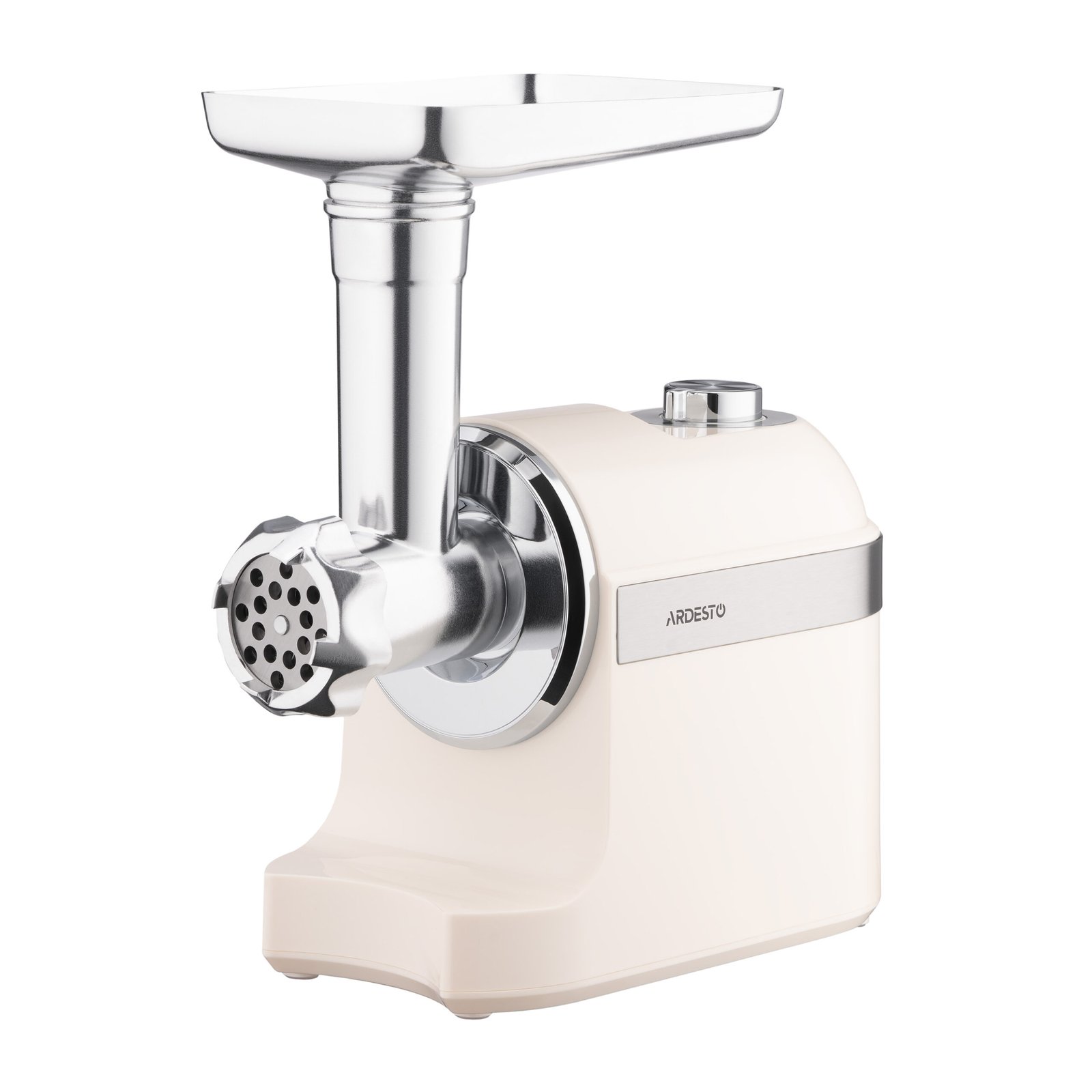 ARDESTO Meat grinder , 1800W, 2kg min, 3 cutting plates, sausages nozzle, plastik, beigе-silver (MGK-1800BG) ARDESTO Meat grinder , 1800W, 2kg min, 3 cutting plates, sausages nozzle, plastik, beigе-silver (MGK-1800BG)
