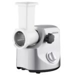 ARDESTO Meat grinder , 3000W, prod.-2.6kg min, 4 cutting plates+for sausag.plates, 3 vegetable slicer, metal, silver (MGA-3000W) 3