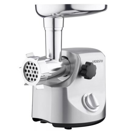 ARDESTO Meat grinder , 3000W, prod.-2.6kg min, 4 cutting plates+for sausag.plates, 3 vegetable slicer, metal, silver (MGA-3000W)