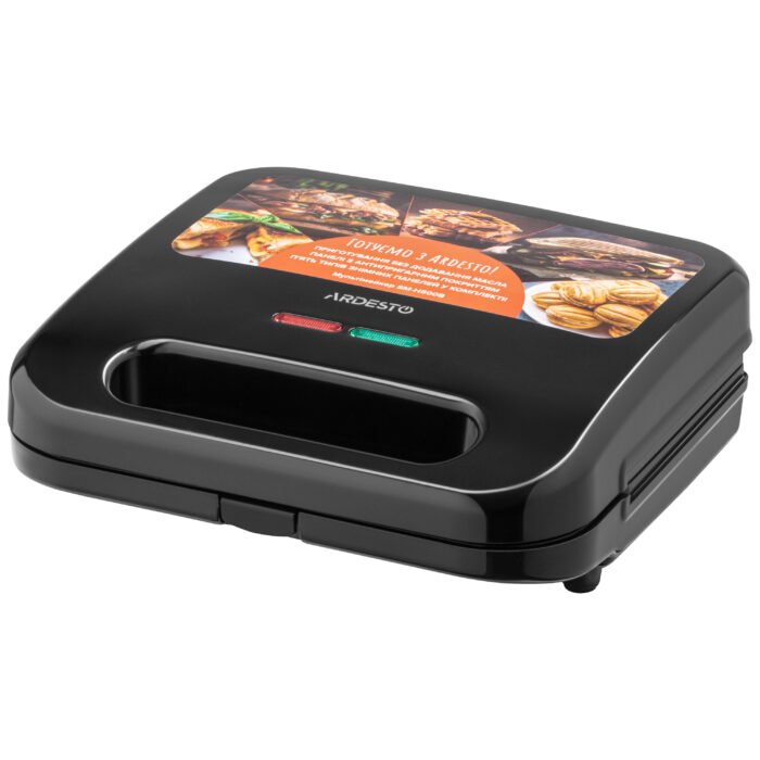 ARDESTO Multi-maker 700W, set-5 plates, device body-plastic, black (SM-H500B) 2