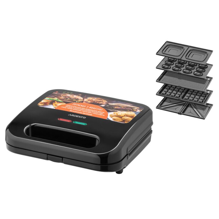 ARDESTO Multi-maker 700W, set-5 plates, device body-plastic, black (SM-H500B)