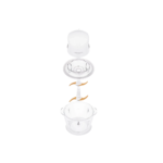 ARDESTO Shredder , 400W, bowl-1000ml, glass, plastic case, white (CHK-4001W) 3