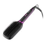 ARDESTO Straightening brush Violet Pro HSB-Y220PRO, 50V, 130-210C, display, ceramics, black (HSB-Y220PRO)