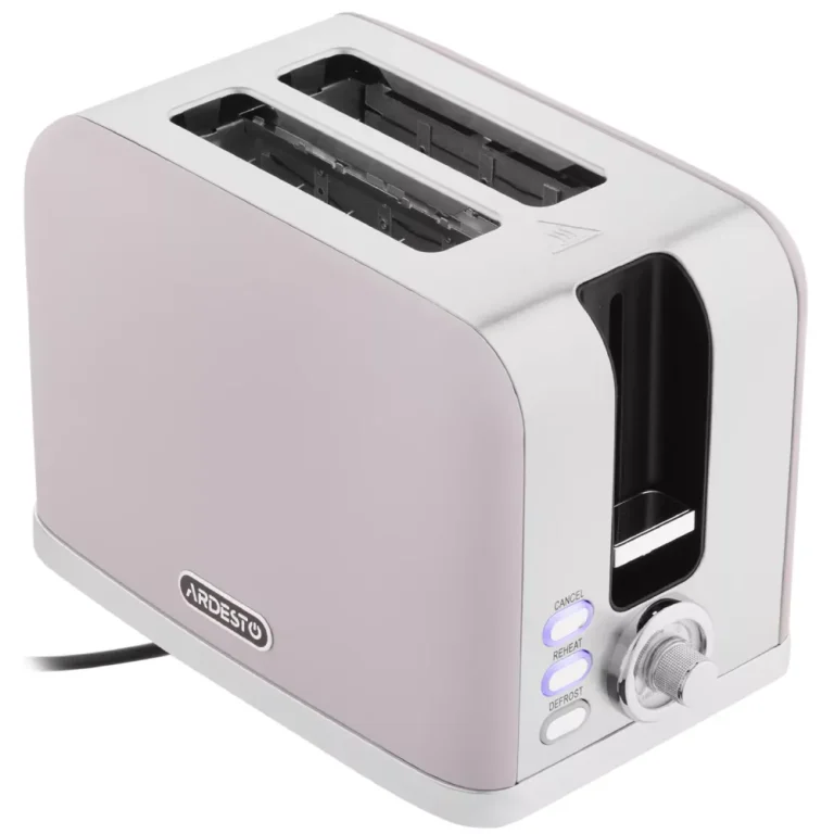 ARDESTO Toaster Lilac Dream, 800W, metal, 2 slots, purple+silver (T-F500L) 2