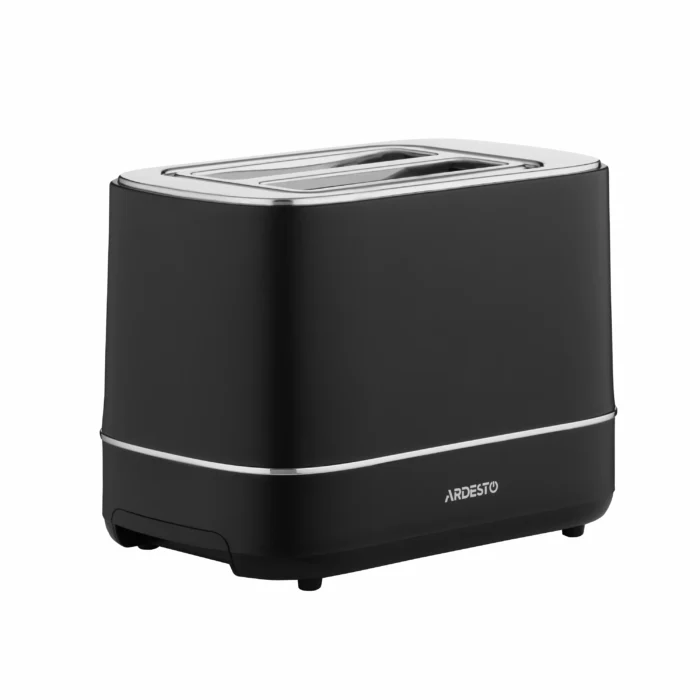 ARDESTO Toaster Timeless Elegance, 800W, plastic, 2 slots, black 3