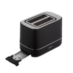 ARDESTO Toaster Timeless Elegance, 800W, plastic, 2 slots, black 4