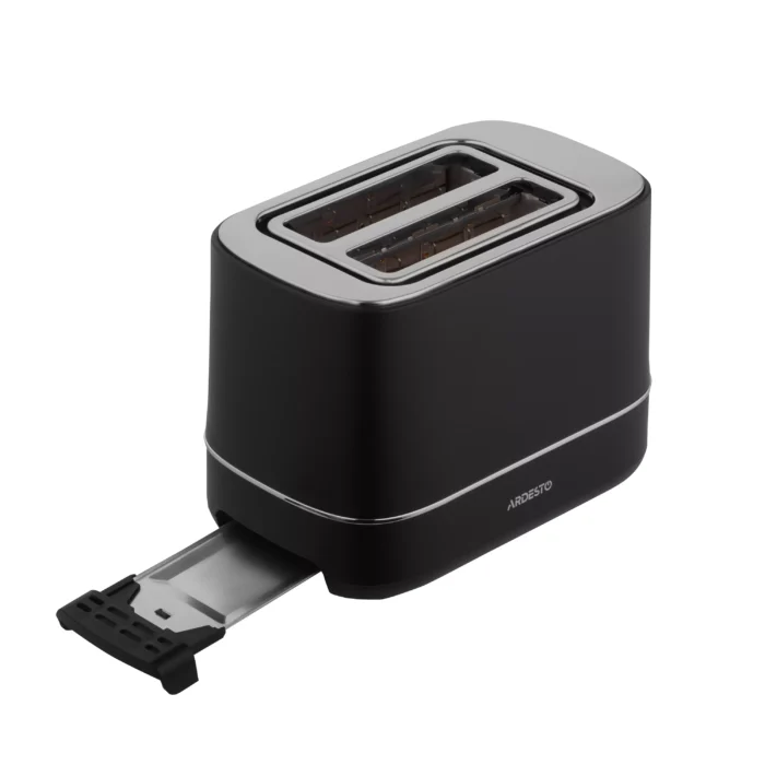 ARDESTO Toaster Timeless Elegance, 800W, plastic, 2 slots, black 4