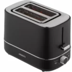 ARDESTO Toaster Wood Modern, 800W, metal, 2 slots, black (T-F450B) 2