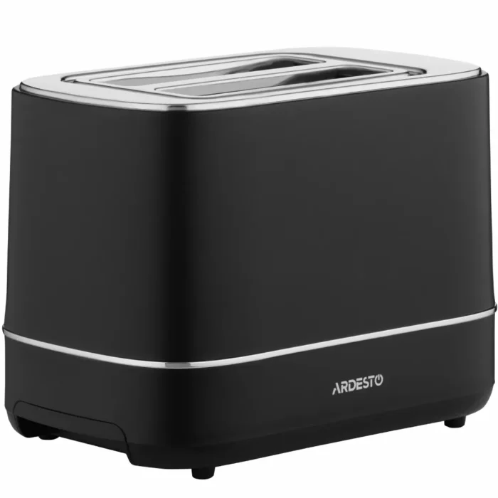 ARDESTO Toaster Wood Modern, 800W, metal, 2 slots, black (T-F450B) 3