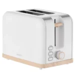 ARDESTO Toaster Wood Modern, 800W, metal, 2 slots, white