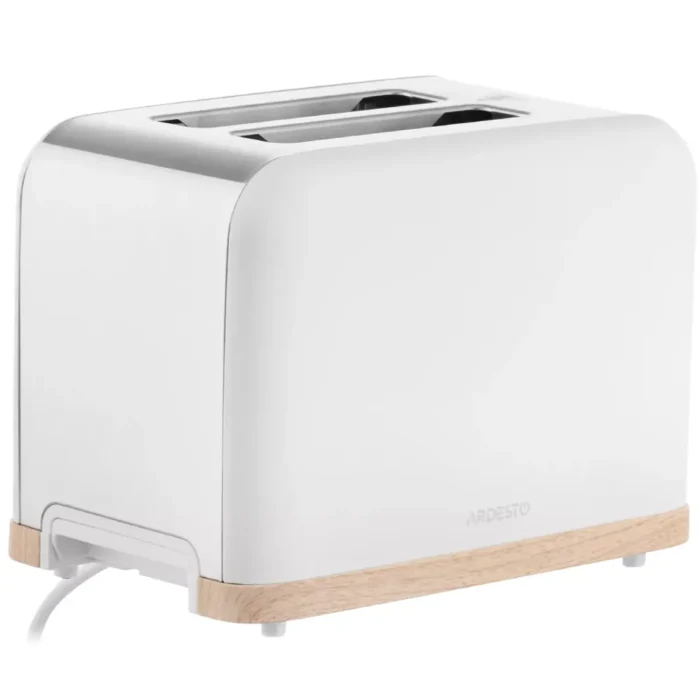 ARDESTO Toaster Wood Modern, 800W, metal, 2 slots, white 2