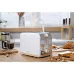 ARDESTO Toaster Wood Modern, 800W, metal, 2 slots, white 4