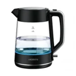 ARDESTO electric kettle, 1.7L, glass, Otter, black (EKL-F115)