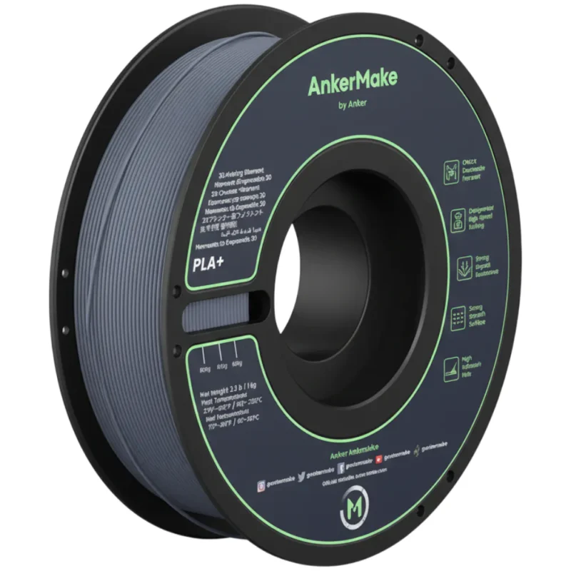 Anker AnkerMake PLA+ B2C - US Gray Iteration 1 (V61101A1)