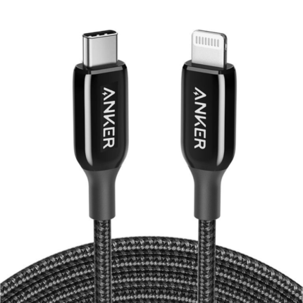 Anker PowerLine+III USB-C cable with Lightning connector 6ft B2B - UN Black (A8843H11)