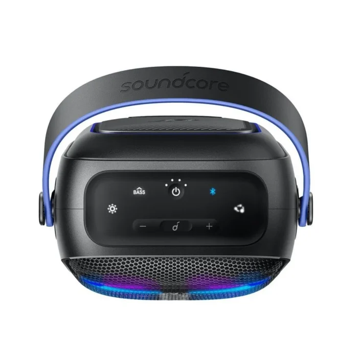 Anker SoundCore Rave Neo 2 Portable Bluetooth Speaker, Waterproof, 80 Watt, Black - A33A1Z11 4