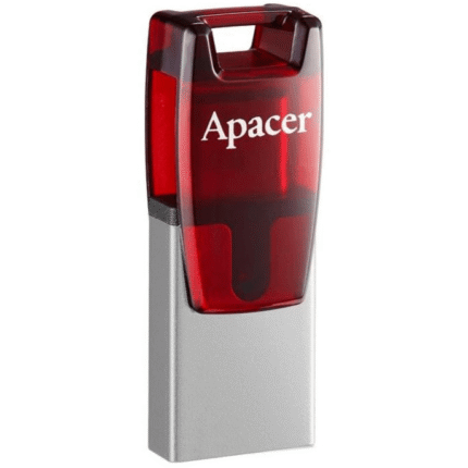 Apacer AH180 128GB USB Type A/C OTG Flash Drive 3.1 Gen1 AP128GAH180R-1