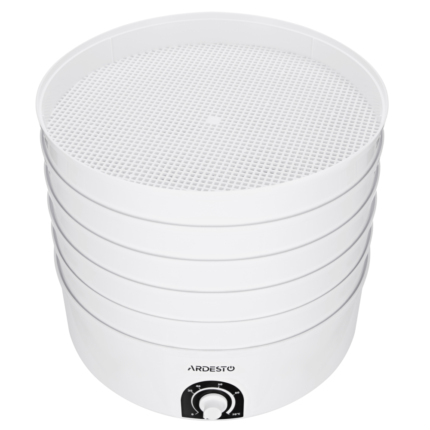 Ardesto dryer for products FDB-5385, 520W, pallets -5x4cm, diameter-38,5cm, max-70°С, temperature adjustment, plastic, white (FDB-5385)4