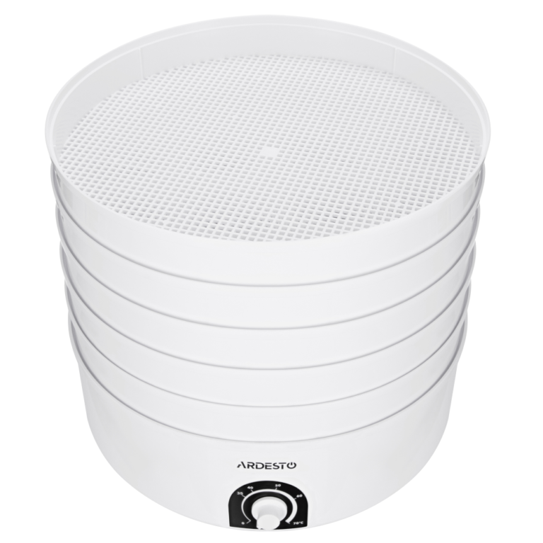Ardesto dryer for products FDB-5385, 520W, pallets -5x4cm, diameter-38,5cm, max-70°С, temperature adjustment, plastic, white (FDB-5385)4