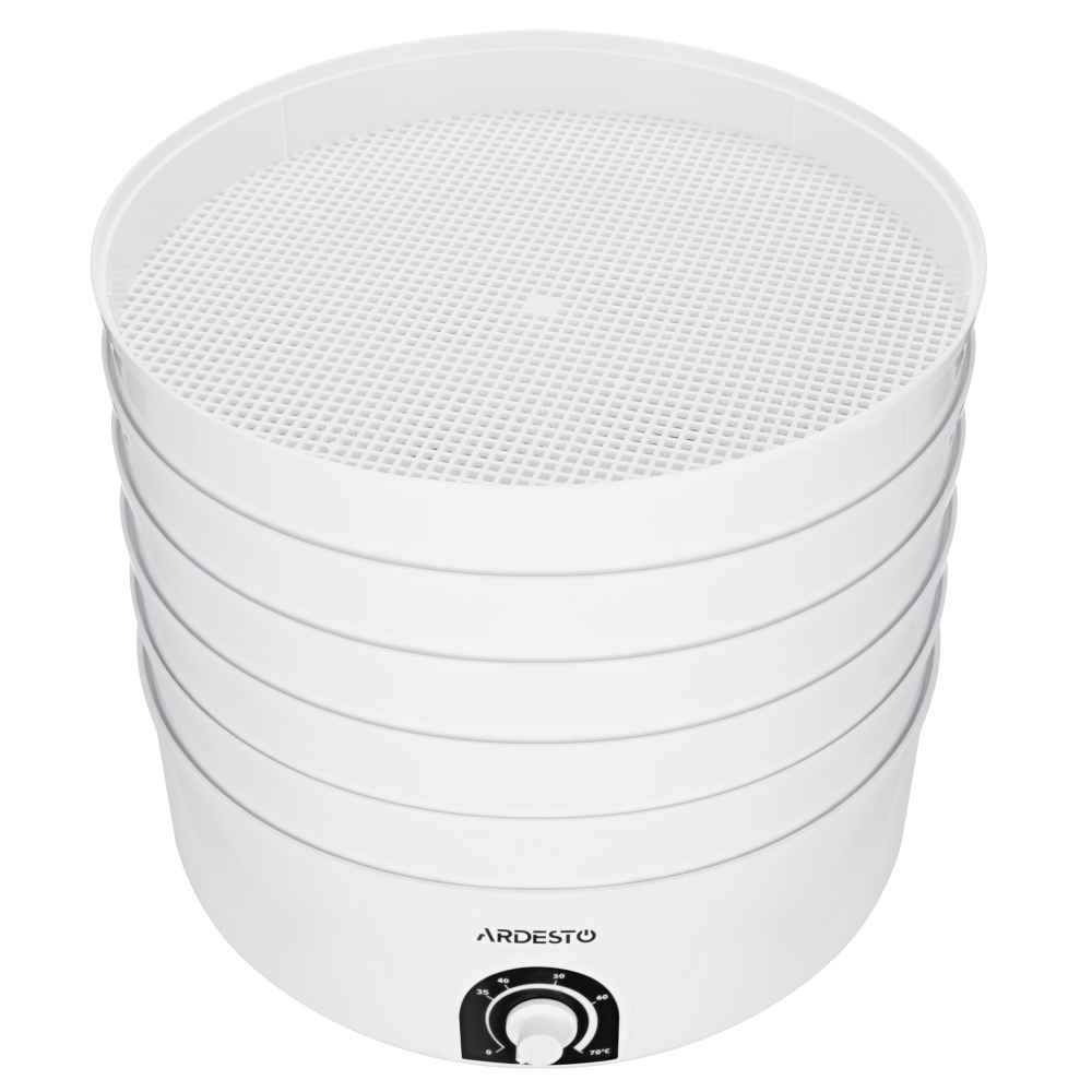 Ardesto dryer for products FDB-5385, 520W, pallets -5x4cm, diameter-38,5cm, max-70°С, temperature adjustment, plastic, white (FDB-5385)4 Ardesto dryer for products FDB-5385, 520W, pallets -5x4cm, diameter-38,5cm, max-70°С, temperature adjustment, plastic, white (FDB-5385)4