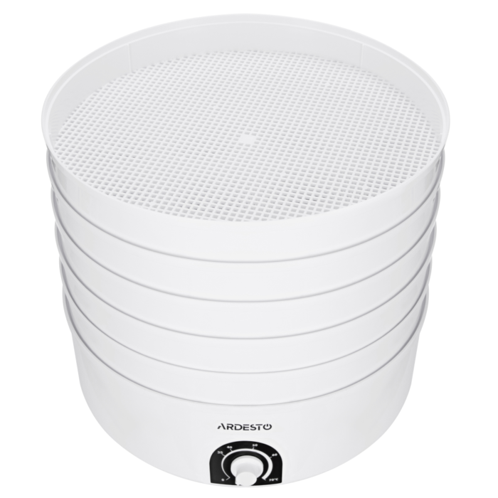 Ardesto dryer for products FDB-5385, 520W, pallets -5x4cm, diameter-38,5cm, max-70°С, temperature adjustment, plastic, white (FDB-5385)4