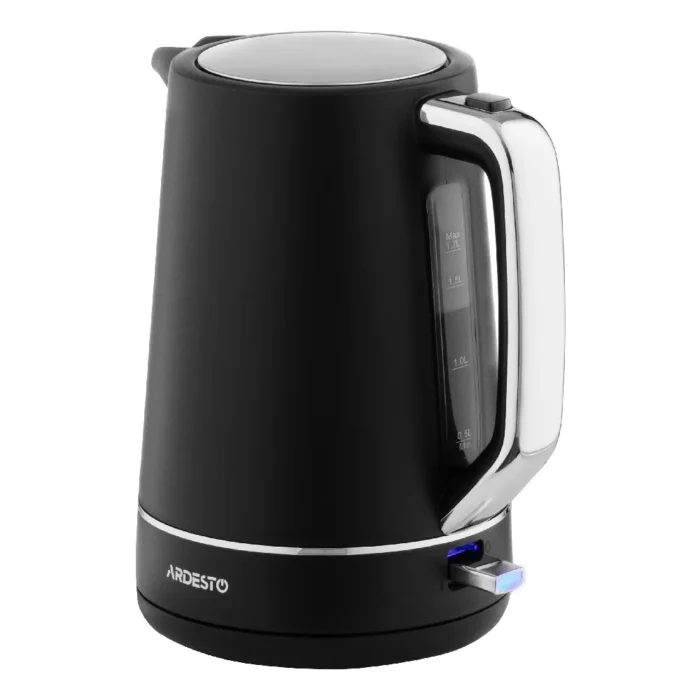 Ardesto electric kettle, 1.7L, plastic, matte, Otter, black (EKL-450B)3