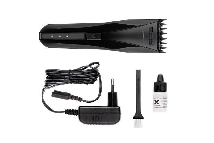 Ardesto hair clipper HC-Y20-B, 220V+battery, nozzles-2, steel, black (HC-Y20-B)7