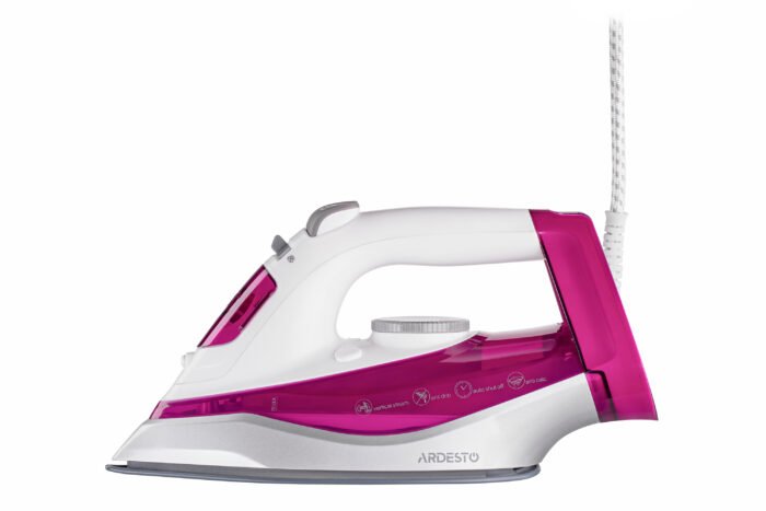 Ardesto iron IR-C2230-BUR, 2200W, 300ml, steam boost, ceramic soleplate, crimson (IR-C2230-BUR)3