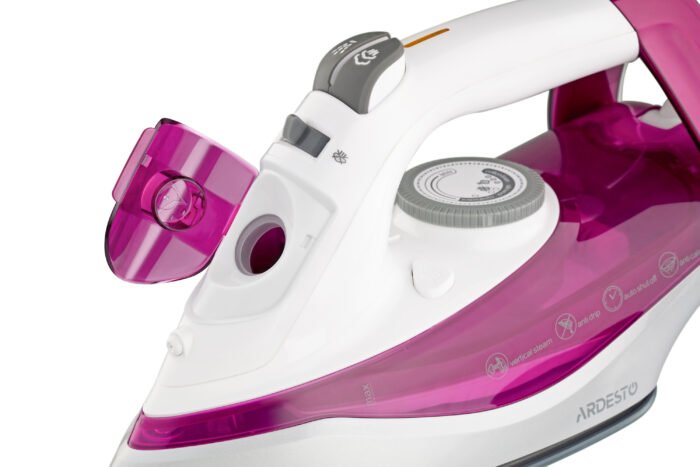 Ardesto iron IR-C2230-BUR, 2200W, 300ml, steam boost, ceramic soleplate, crimson (IR-C2230-BUR)4