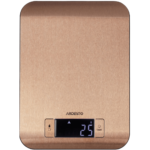 Ardesto scales for kitchen 5кг, CR2032x2 included, iron, bronze (SCK-898R)