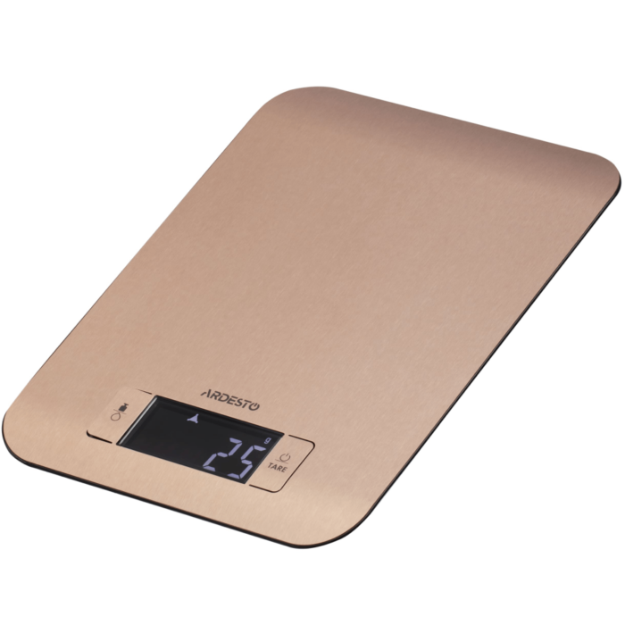 Ardesto scales for kitchen 5кг, CR2032x2 included, iron, bronze (SCK-898R) 2
