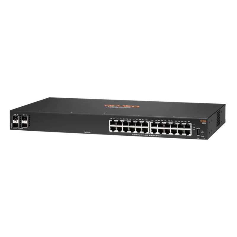 Aruba 6000 24G 4SFP Swch Enterprise Managed (Web, CLI,SSH) Switch L2 (R8N88A) Aruba 6000 24G 4SFP Swch Enterprise Managed (Web, CLI,SSH) Switch L2 (R8N88A) - Image 1