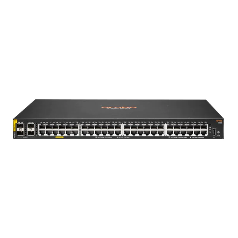 Aruba 6000 48G CL4 4SFP POE 370W Swch Enterprise Managed (Web, CLI,SSH) Switch L2 (R8N85A) Aruba 6000 48G CL4 4SFP POE 370W Swch Enterprise Managed (Web, CLI,SSH) Switch L2 (R8N85A) - Image 1
