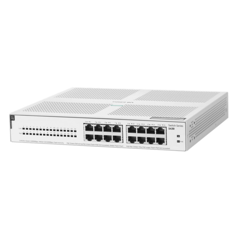 Aruba IOn 1430 16G 124W Sw Unmanaged PoE (R8R48A) Aruba IOn 1430 16G 124W Sw Unmanaged PoE (R8R48A) - Image 1
