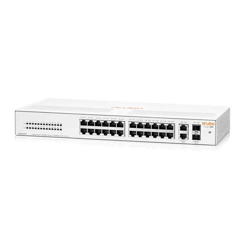 Aruba IOn 1430 26G 2SFP Sw Unmanaged (R8R50A) Aruba IOn 1430 26G 2SFP Sw Unmanaged (R8R50A) - Image 1