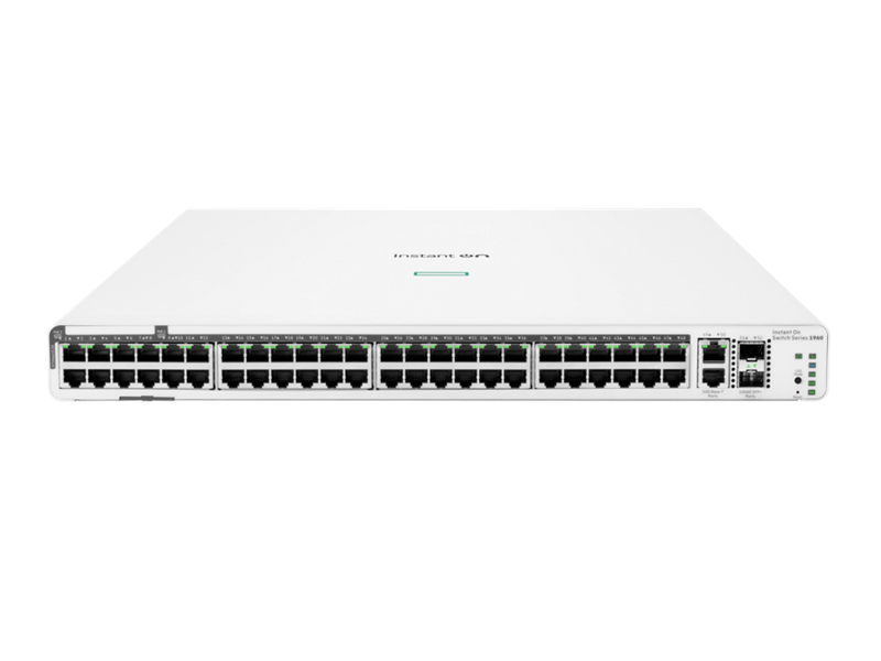 Aruba Instant On 1960 48G 40p Class4 8pClass6 PoE 2XGT 2SFP+ 600W Switch Smart Cloud Managed Switch L2 L3, Stacking (JL809A) Aruba Instant On 1960 48G 40p Class4 8pClass6 PoE 2XGT 2SFP+ 600W Switch Smart/Cloud Managed Switch L2/L3, Stacking (JL809A) - Image 1