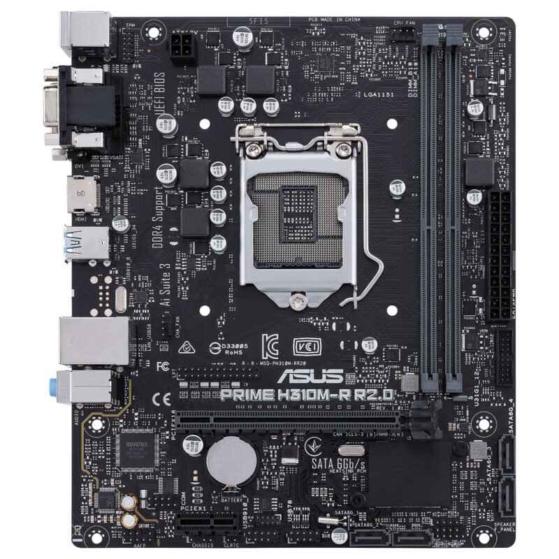 Asus Prime H310M-R R2.0 (90MB0YL0-M0ECY0) 2