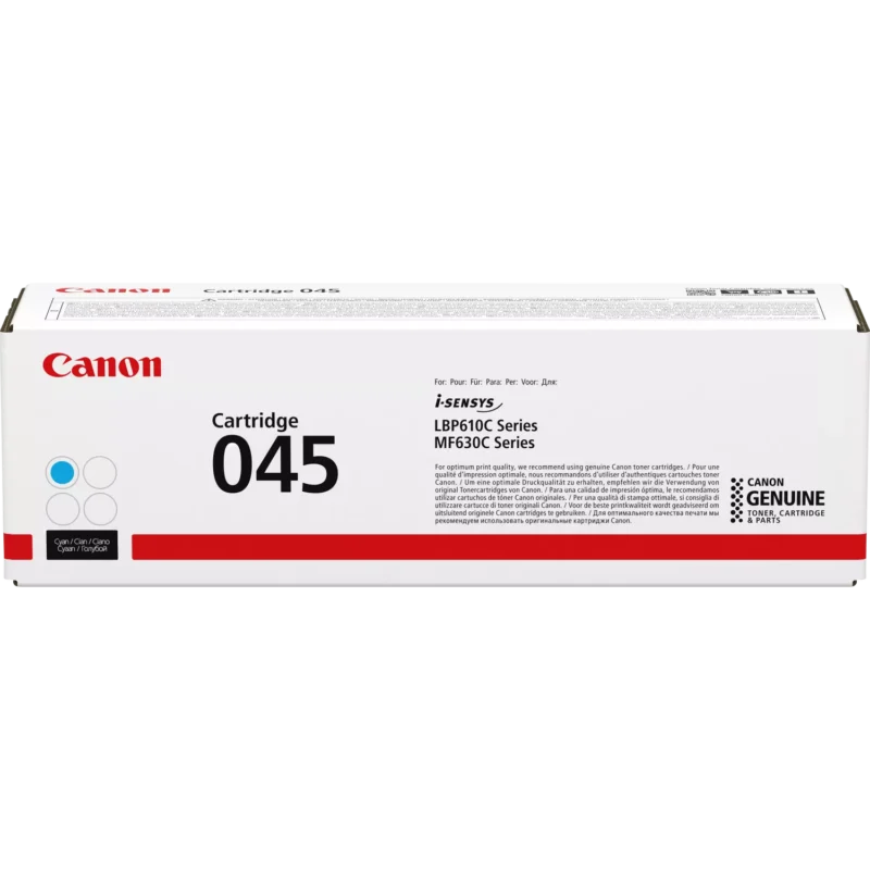 Canon 045 Cyan Original Toner Cartridge (1241C002)