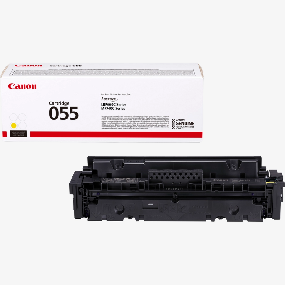 Canon 055 Yellow Toner Cartridge (3013C002) Canon 055 Yellow Toner Cartridge (3013C002)