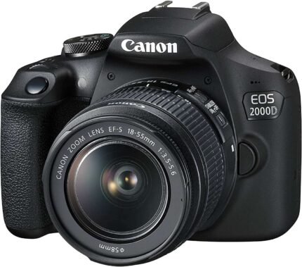 Canon EOS 2000D EF-S 18-55mm III Kit, Black (2728C002)