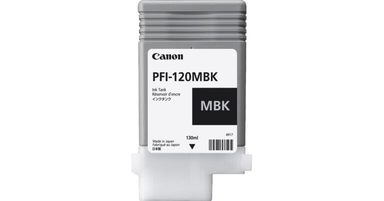 Canon PFI-120MBK Matte Black Ink Cartridge 130ml (2884C001AA)