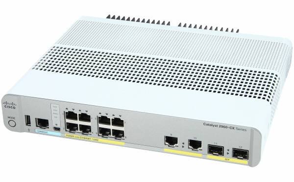 Cisco Catalyst 2960-CX 8 Port PoE, LAN Base (WS-C2960CX-8PC-L)