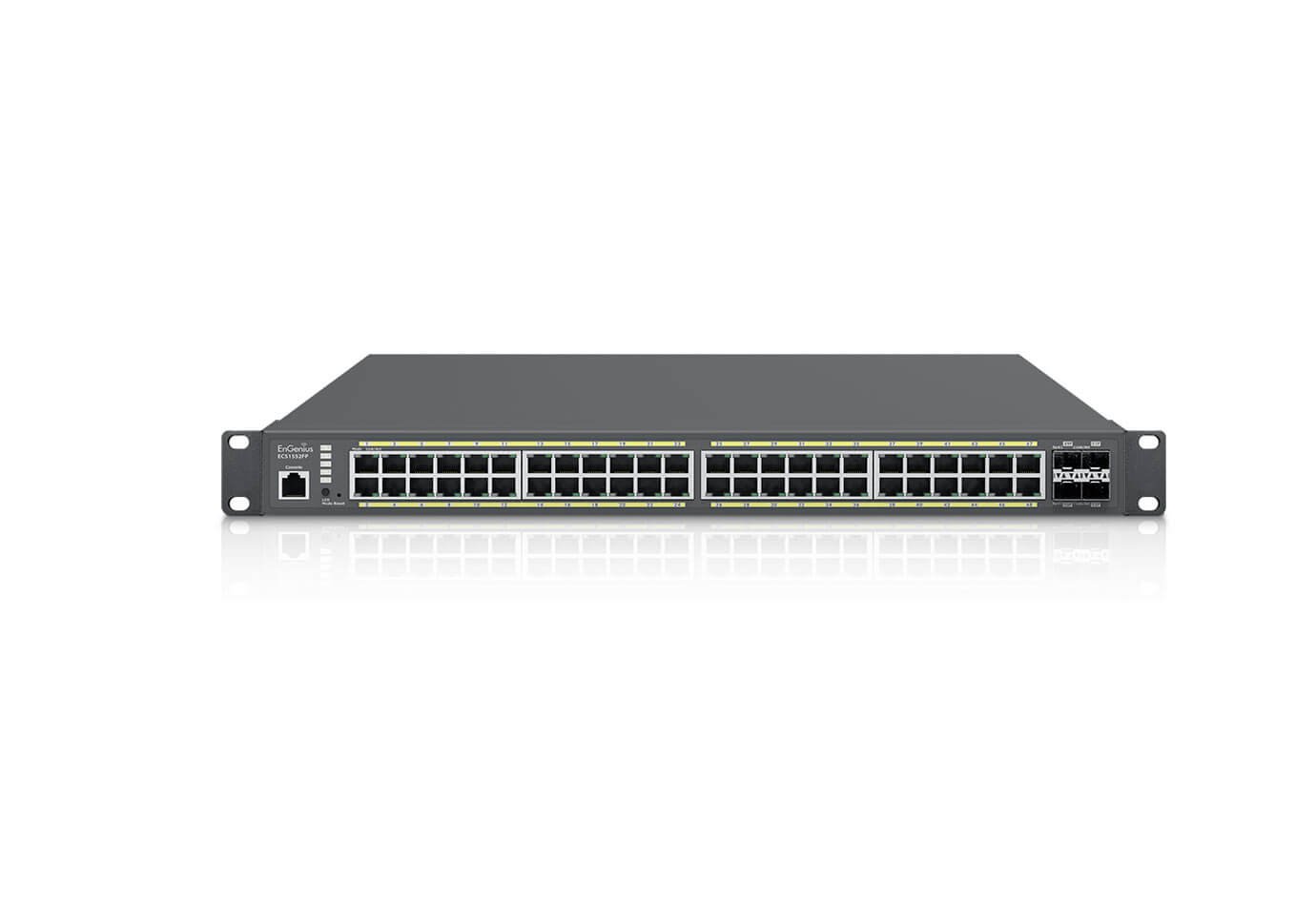 Cloud Managed 740W PoE 48Port Network Switch Cloud Managed 740W PoE 48Port Network Switch ECS1552FP - Image 1