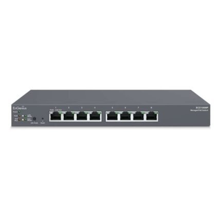 Cloud Managed Gigabit 55W 8 Port PoE Switch ECS1008P