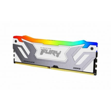DDR5 Gaming CUDIMM — Kingston Fury Renegade RGB 24GB DDR5 8800MT/s CL42-58-58 1Rx8 1.4V CUDIMM White XMP3.0 (KF588CU42RWA-24)