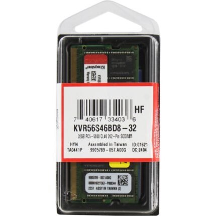 DDR5 SODIMM — 32GB 5600MT/s DDR5 Non-ECC CL46 SODIMM 2Rx8 (KVR56S46BD8-32)