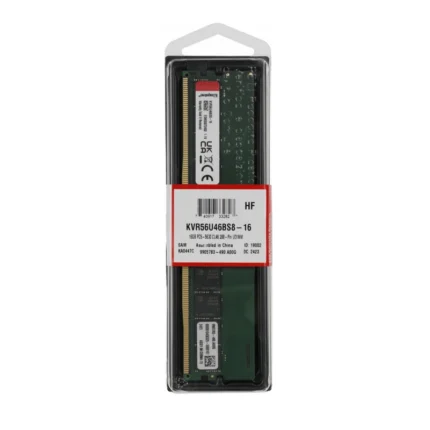 DDR5 UDIMM — Kingston ValueRAM 16GB DDR5 5600 MT/s Non-ECC CL46 1Rx8 UDIMM (KVR56U46BS8-16)