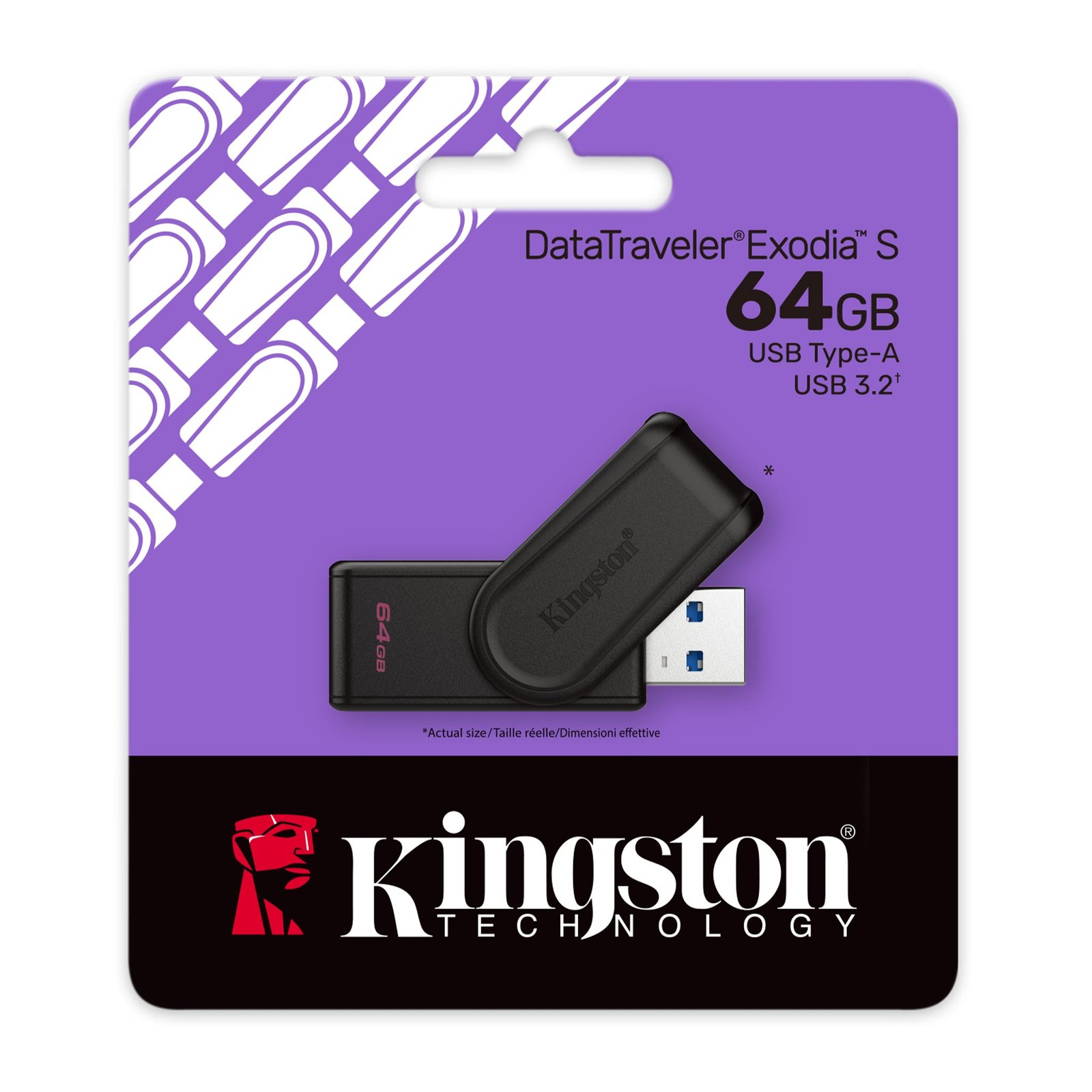 DTXS 64GB Kingston DataTraveler Exodia S (DTXS/64GB) - Image 1