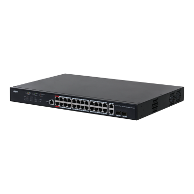 Dahua DH-PFS4226-24GT-370 24-port Managed PoE Gigabit Ethernet Switch